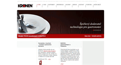 Desktop Screenshot of kronen.cz